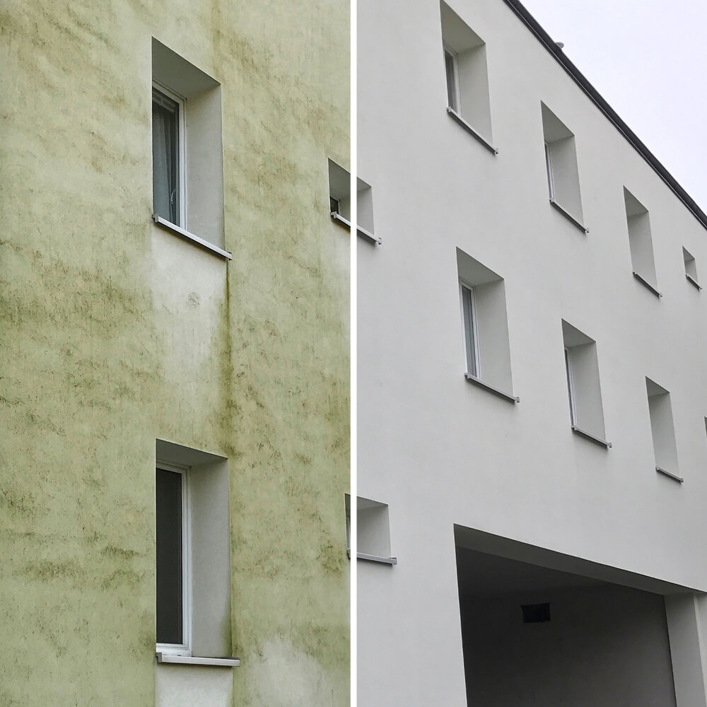 Fassadenreinigung WDVS